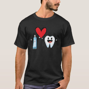 Mint To Be Toothpaste & Tooth Dentist  Valentine's T-Shirt