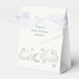 Mint Turquoise Boy Baby Shower Favour Box