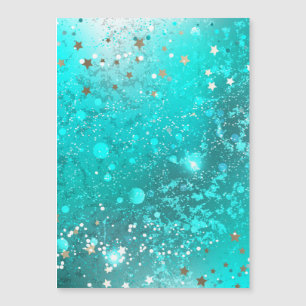 Mint Turquoise Foil Background