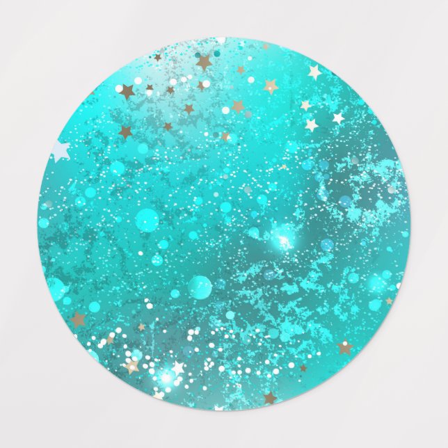 Mint Turquoise Foil Background (Design 1)