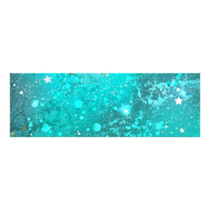 Mint Turquoise Foil Background Photo Print