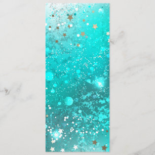 Mint Turquoise Foil Background Program