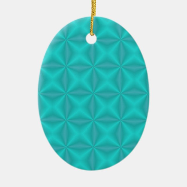 Mint Waffles Ceramic Tree Decoration (Front)