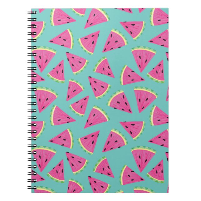 Mint Watermelon Spiral Notebook (Front)