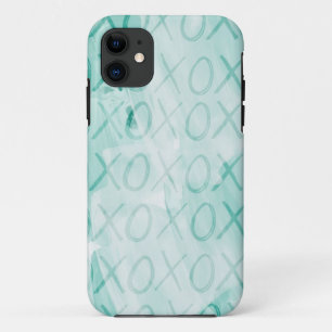 Mint XOXO Love iPhone 11 Case