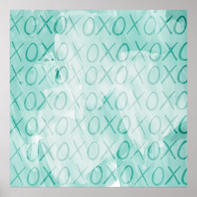 Mint XOXO Love Poster (Front)