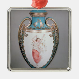 Minton vase, 1862 metal ornament