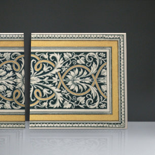 Mintons UK Classical Greek Floral Pattern Ceramic Tile
