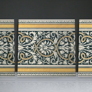 Mintons UK Classical Greek Floral Pattern Ceramic Tile