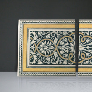 Mintons UK Classical Greek Floral Pattern Ceramic Tile