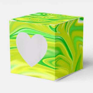 "Minty Dream: The Soft Swirls of Green Marble" Favour Box