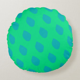 Minty environment Round Pillow