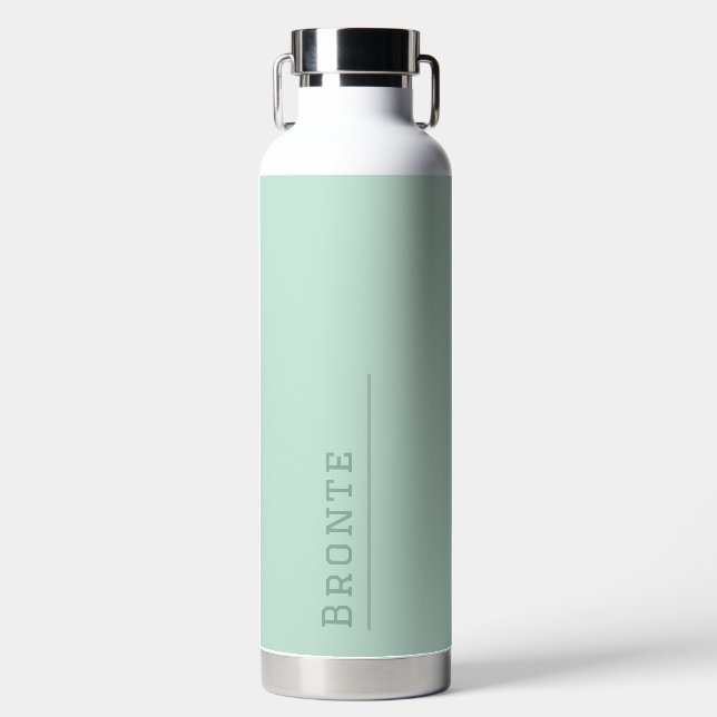 Minty Fresh - Colour Flow monogram Jumbo size Water Bottle (Front)