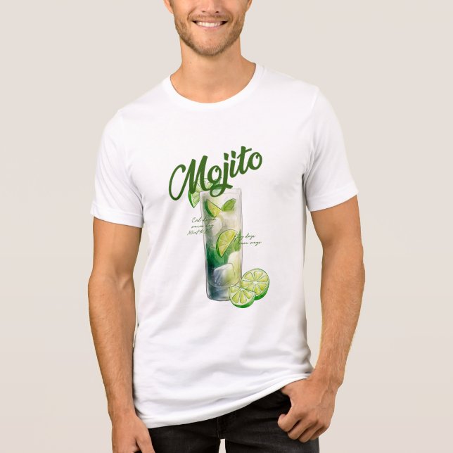 Minty Lemon Vibes Tri-Blend Shirt (Front)