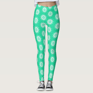 Minty Mandala Leggings