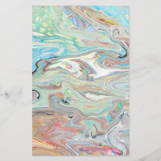 Minty Puddle Stationery (Front)