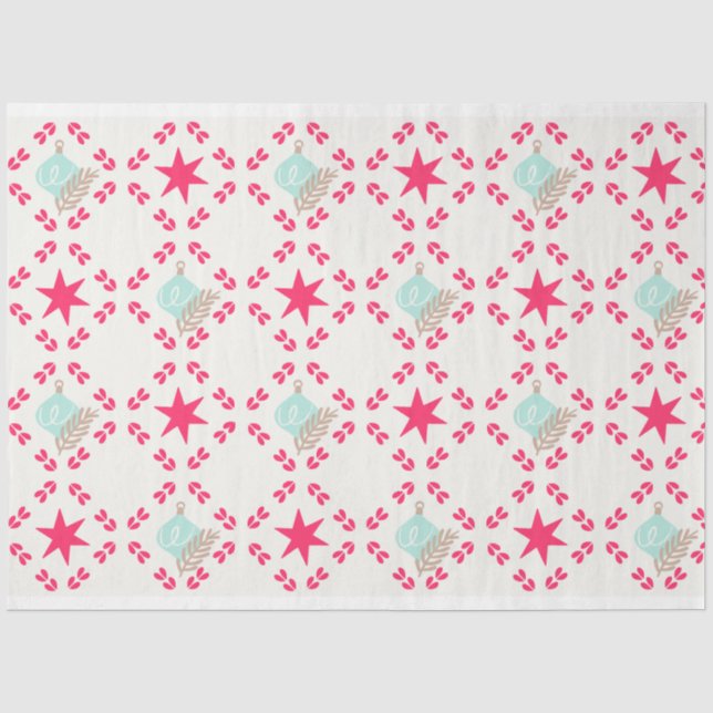 Minty Starry Night Tissue Paper (Front)