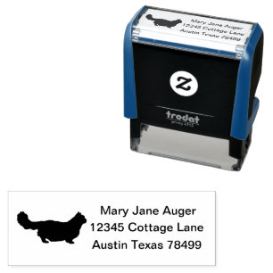 Minuet Cat Personalised  Self-inking Stamp