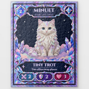 Minuet Cat, Rainbow Foil Art Jigsaw Puzzle