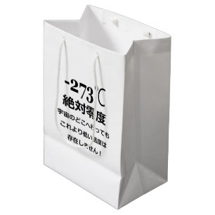 Minus 273 medium gift bag
