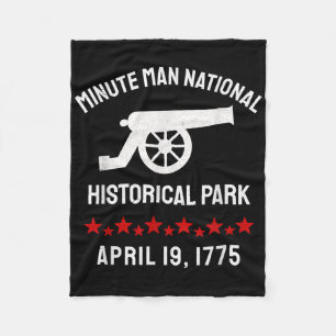 Minute Man National Historical Park Revolutionary Fleece Blanket
