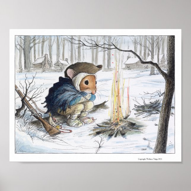 Minuteman at Valley Forge Print by Wallace Tripp (Front)