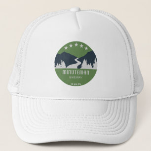 Minuteman Bikeway Boston Massachusetts Trucker Hat