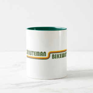Minuteman Bikeway Boston Massachusetts Two-Tone Coffee Mug