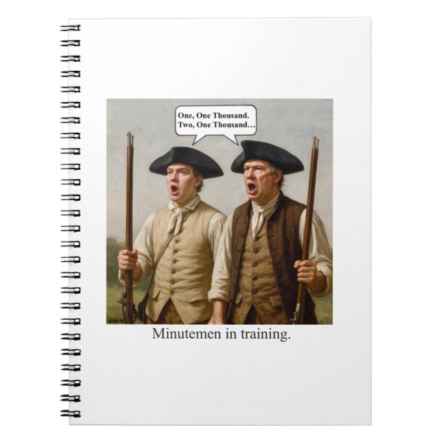 Minutemen in training. notebook (Front)