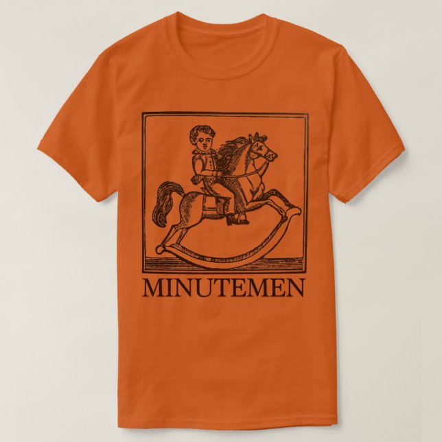 Minutemen Vintage Visuals T-Shirt (Design Front)
