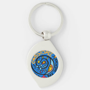Mir-Cassiopee Mission Patch Logo Key Ring