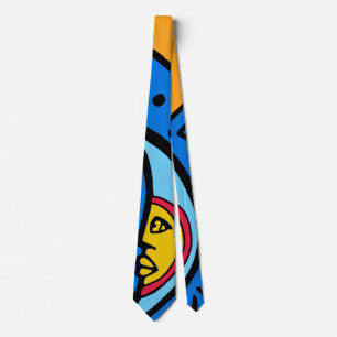 Mir-Cassiopee Mission Patch Logo Tie