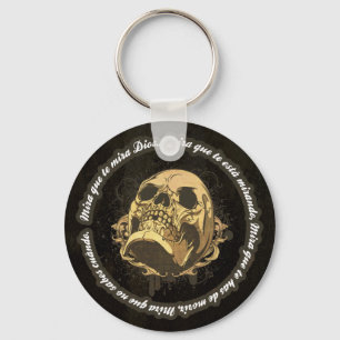 Mira que te mira dios key ring