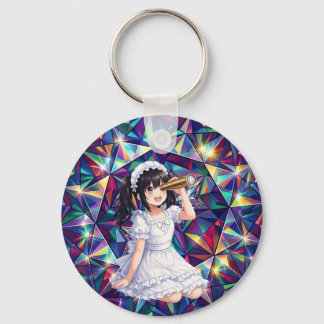 Mirabella in a World of Color - Kaleidoscope Key Ring