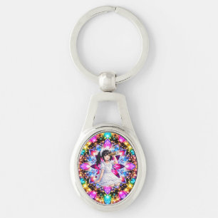 Mirabella in Kaleidoscope – Sparkling Mandala Key Ring