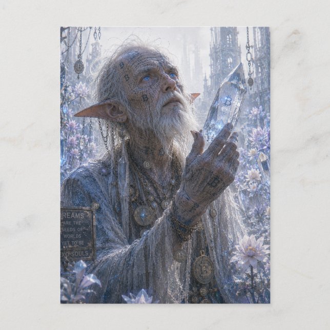 Miracle / Dream Keeper / Crystal Garden Postcard (Front)