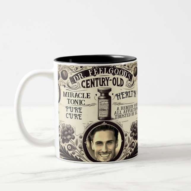 Miracle Elixir Get Well Soon Two-Tone Coffee Mug (Left)