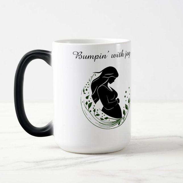 Miracle in Motion – Parents-to-Be Line Art Mug 🤍 (Left)