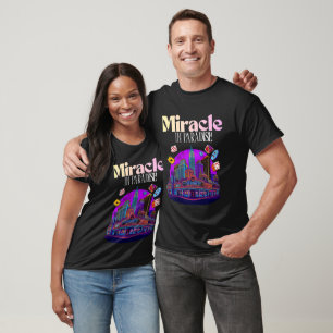 Miracle in Paradise Neon Vegas Black  T-Shirt
