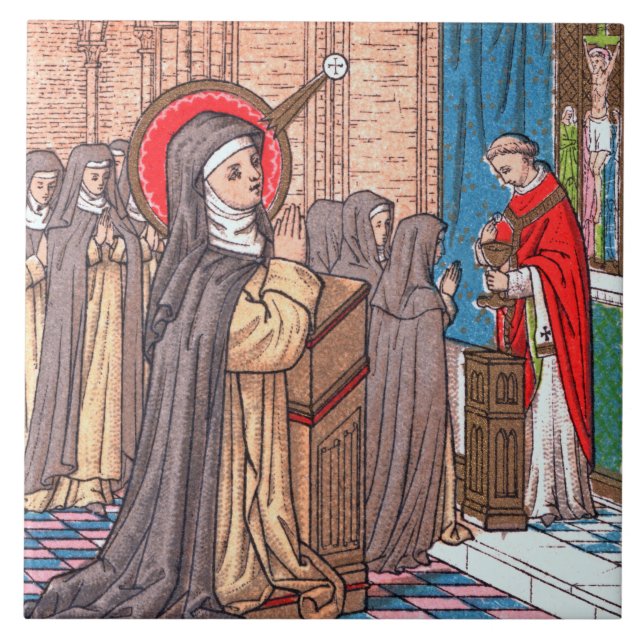 Miracle of Bl. Imelda Lambertini (VVP 010) Ceramic Tile (Front)