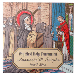 Miracle of Bl. Imelda Lambertini (VVP 010) Ceramic Tile