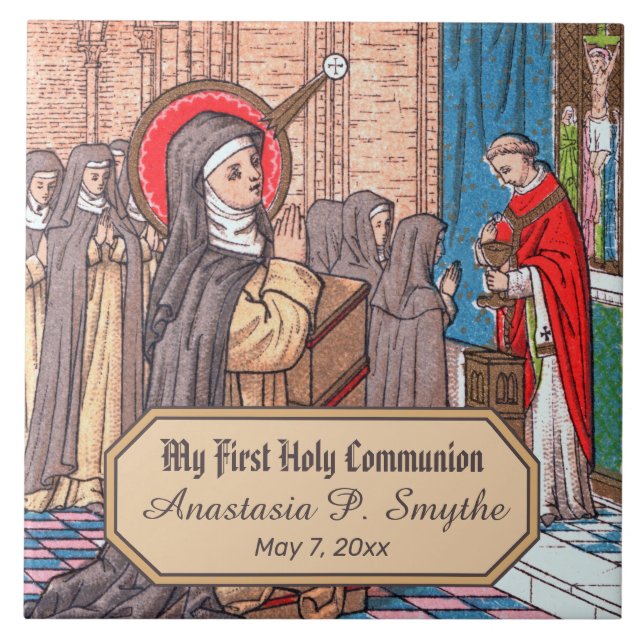 Miracle of Bl. Imelda Lambertini (VVP 010) Ceramic Tile (Front)