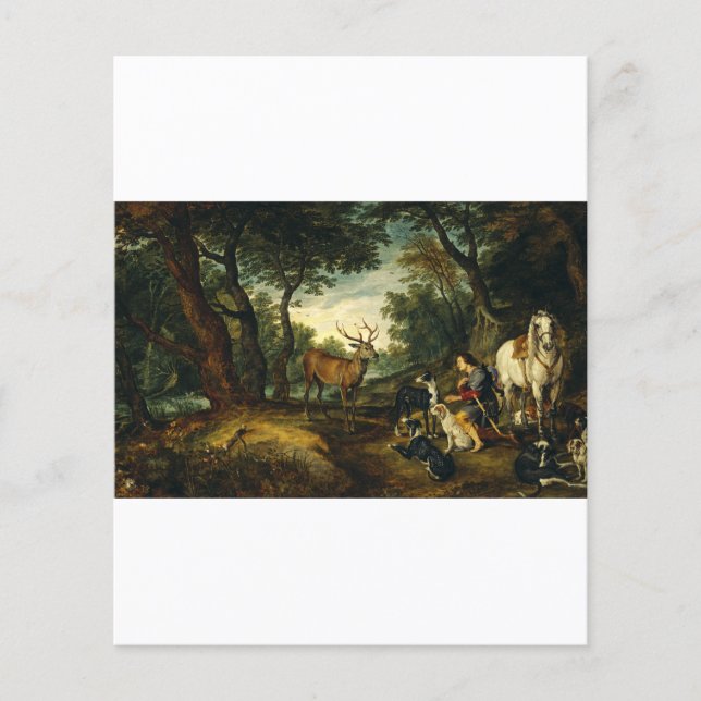 Miracle of Saint Hubert by Peter Paul Rubens  (Front)