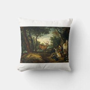 Miracle of Saint Hubert by Peter Paul Rubens  Cushion
