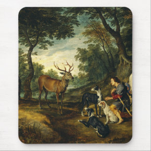 Miracle of Saint Hubert by Peter Paul Rubens Mouse Pad