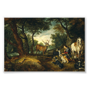 Miracle of Saint Hubert by Peter Paul Rubens  Photo Print