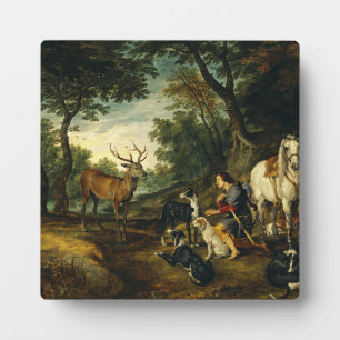 Miracle of Saint Hubert by Peter Paul Rubens Plaque