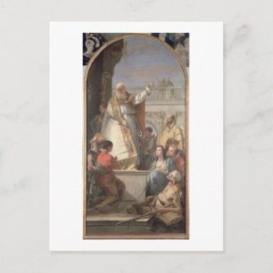 Miracle of St. Patrick, c.1746 (oil on canvas) Postcard