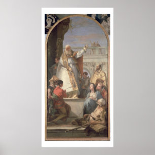 Miracle of St. Patrick, c.1746 (oil on canvas) Poster