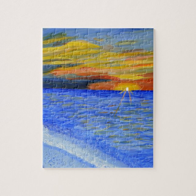 Miracle of Sunset Jigsaw Puzzle (Vertical)
